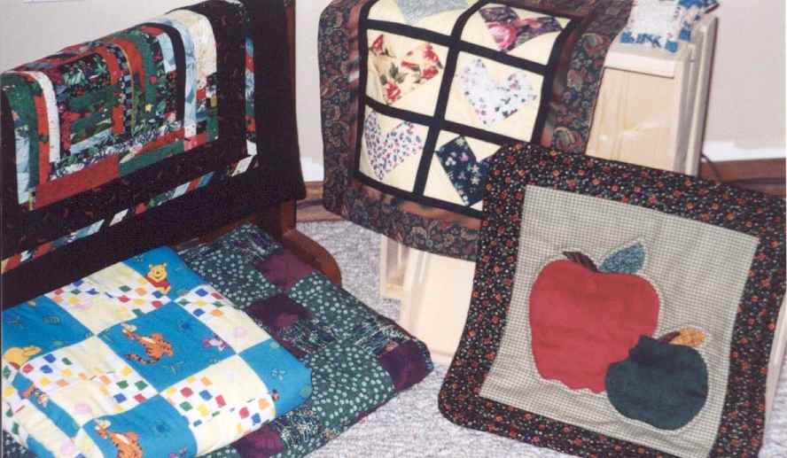 Quilts are heirloom treasures to pass on from generation to generation.
